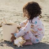 Burt's Bees Organic Baby One-Piece Sleeper Snorkeling Friends
