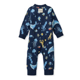 Burt's Bees Organic Baby One-Piece Sleeper Under the Sea