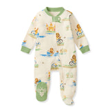 Burt's Bees Organic Baby One-Piece Sleeper Lion Life