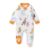 Burt's Bees Organic Baby One-Piece Sleeper Happy Halloween