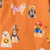 Burt's Bees Organic Baby One-Piece Sleeper Doggy Dress Up