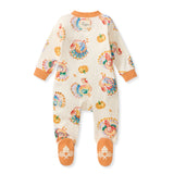 Burt's Bees Organic Baby One-Piece Sleeper Turkey Day