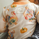 Burt's Bees Organic Two-Piece Pajamas Turkey Day