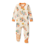 Burt's Bees Organic Baby One-Piece Sleeper Turkey Day