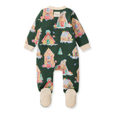 Burt's Bees Organic Baby One-Piece Gingerbread Houses