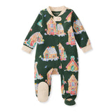 Burt's Bees Organic Baby One-Piece Gingerbread Houses