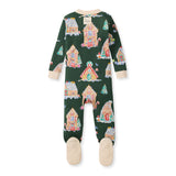 Burt's Bees Organic Baby One-Piece Gingerbread Houses