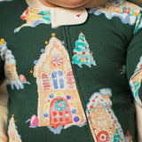 Burt's Bees Organic Baby One-Piece Gingerbread Houses