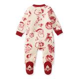 Burt's Bees Organic Baby One-Piece Nostalgic Christmas