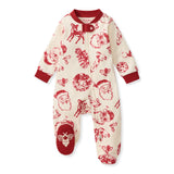 Burt's Bees Organic Baby One-Piece Nostalgic Christmas