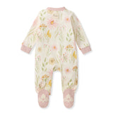 Burt's Bees Organic Baby One-Piece Sleeper Wild Floral