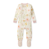 Burt's Bees Organic Baby One-Piece Sleeper Wild Floral