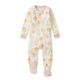 Burt's Bees Organic Baby One-Piece Sleeper Wild Floral