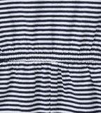 Burt's Bees Organic Baby Girl Romper Classic Stripe