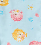 Burt's Bees Organic Two-Piece Pajamas Puffer Fish
