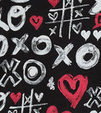 Burt's Bees Organic Baby One-Piece Sleeper XO Doodles