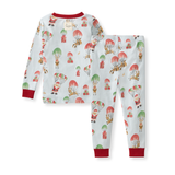 Burt's Bees Organic Two-Piece Pajamas Santa in the Sky