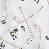 Burt's Bees Organic Baby One-Piece Sleeper Hockey Season