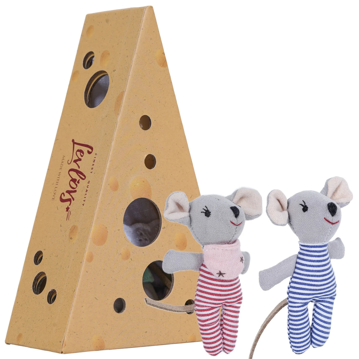 Levlovs Baby Mice in Cheese Box – Growing Tree Toys