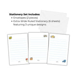Dearist® Little Dearist Stationery Set (Extra-Wide Ruled)