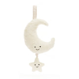 Baby Jellycat Amuseables Moon Musical Pull 11"