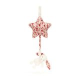 Baby Jellycat Blossom Cream Bunny 'Berry' Musical Pull 11"