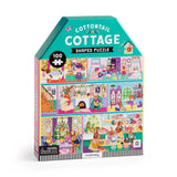 Mudpuppy 100 Piece House-shaped Puzzle: Cottontail Cottage