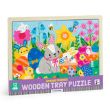 Mudpuppy 12 Piece Wooden Puzzle: Spring Friends