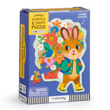 Mudpuppy 48 Piece Scratch & Sniff Shaped Mini Puzzle: Bunny Bouquet