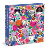 Galison Puzzle 500 piece Blooming Cats