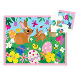 Mudpuppy Puzzle Pouch: Spring Bunnies