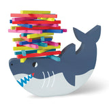 Mudpuppy Game - Shark Stack-up! Wooden Balancing Game