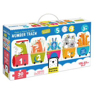 Banana Panda® Make-a-Match Puzzle Number Train