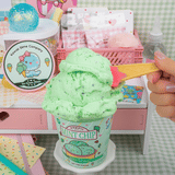 Kawaii Slime: Mint Chip Scented Ice Cream Pint Slime