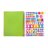 Ooly® Artful Notes Notebook: Reverse Color, Take Notes - Wildscape