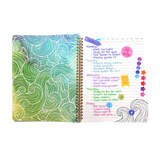 Ooly® Artful Notes Notebook: Reverse Color, Take Notes - Wildscape