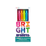 Ooly Bright Writers Colored Ink Retractable Ballpoint Pens - Set of 6