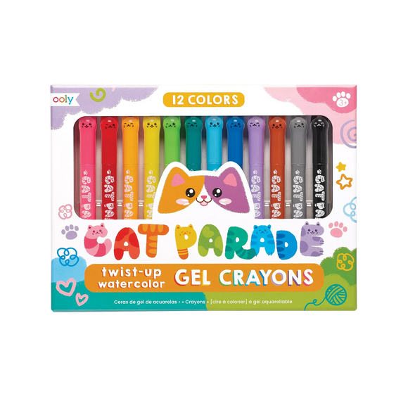 Ooly Cat Parade Watercolor Gel Crayons