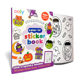 Ooly® Stickiville: Color-in' Sticker Book - Cute n Spooky Doodles