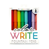 Ooly Color Write Fountain Pens - Set of 8