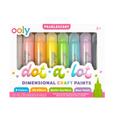 Ooly Dot-A-Lot: Dimensional Craft Paint - Pearlescent (Set of 8)