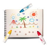 Ooly® Jumbo Jots: Dual Tip Cone & Stamp Markers - Dinosaur