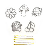 Ooly Mini Shrink-Its!: D.I.Y. Shrink Art Kit - Good Vibes