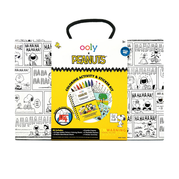 Ooly® x Peanuts®: Coloring Activity & Sticker Kit