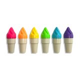 Ooly Sweet Scoops: Neon Highlighters - Strawberry Scent (Set of 6)
