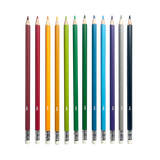 Ooly Un-Mistakeables! Erasable Colored Pencils - Set of 12