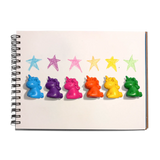 Ooly® Unicorn Party: Finger Crayons (Set of 6)