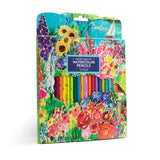 eeBoo Watercolor 24 Pencils: Seaside Garden