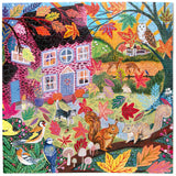 eeBoo 1000 Piece Puzzle Autumn Cottage
