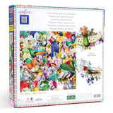 eeBoo 1000 Piece Puzzle Hummingbirds and Gems